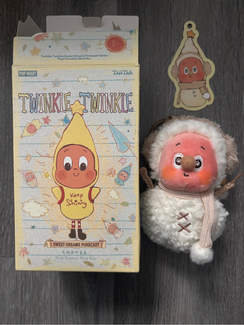 Twinkle Twinkle Plush Holiday Character in Cream and Pink